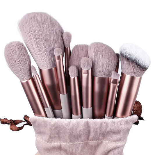 13 Pcs Soft Fluffy Makeup Brushes Set for cosmetics Foundation Blush Powder Eyeshadow.